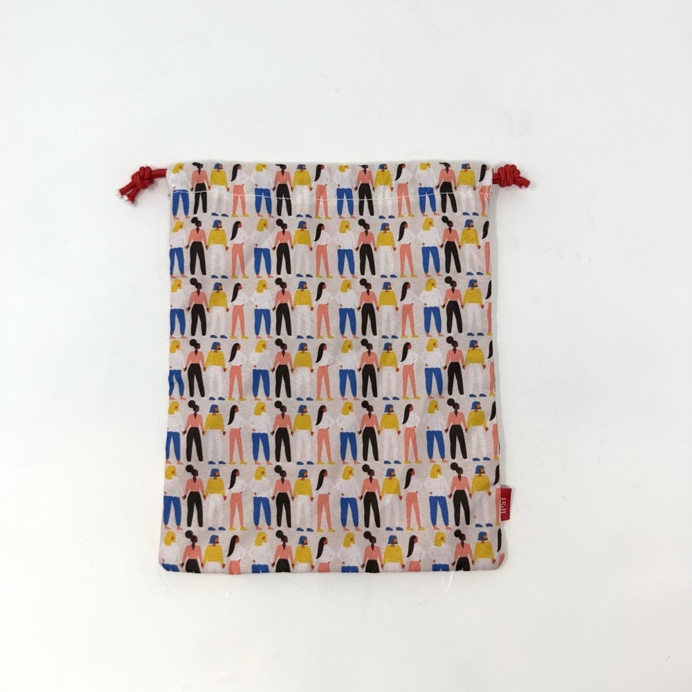 Stylish Multicolor Women Empower Drawstring Pouch